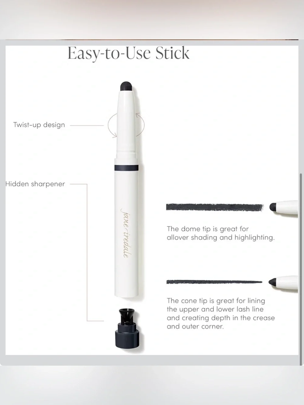 jane iredale ColorLuxe Eye Shadow Stick (NEW!)